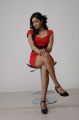 Meghna Sundar Raj Hot Photo Shoot Stills in Red Frock
