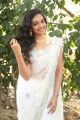 Actress Meghna Mandumula Images in White Saree