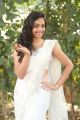 Actress Meghna Mandumula White Saree Images