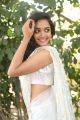 Telugu Actress Meghna Mandumula Hot Images in White Saree