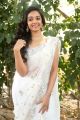 Actress Meghana Mandumula Images in White Saree