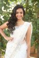 Actress Meghna Mandumula Images in White Saree