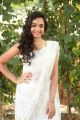 Actress Meghana Mandumula Images in White Saree