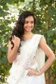 Actress Meghna Mandumula Images in White Saree