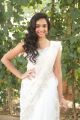 Actress Meghna Mandumula White Saree Images