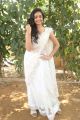 Actress Meghna Mandumula Images in White Saree