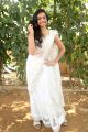 Actress Meghna Mandumula White Saree Images