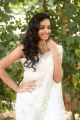 Actress Meghna Mandumula Images in White Saree