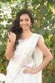 Actress Meghna Mandumula Images in White Saree