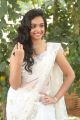 Actress Meghna Mandumula White Saree Images