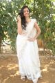 Actress Meghana Mandumula Images in White Saree