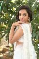 Actress Meghana Mandumula Images in White Saree