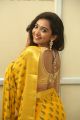 Actress Meghna Mandumula in Yellow Saree Photos