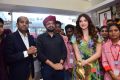 Actress Mehreen Pirzada along with Mr.Anand Aiyer- Business Head - Easy Buy at the launch of 13th Store of Easybuy at Tirmulgherry in Hyderabad