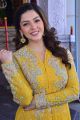 Actress Mehrene Kaur Pirzada in Yellow Dress Photos