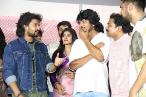 Nani, Sumanth Prabhas, Sharath Chandra @ Mem Famous Movie Trailer Launch Stills