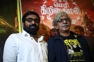 Vijay Sethupathi, Sriram Raghavan @ Merry Christmas Movie Press Meet Stills