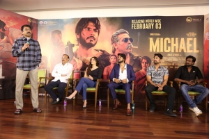 Bharath Chowdary @ Michael Movie Press Meet Photos