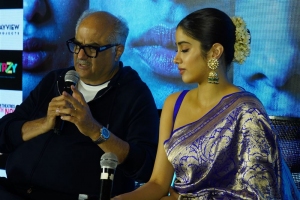 Boney Kapoor, Janhvi Kapoor @ Mili Movie Press Meet Hyderabad Stills