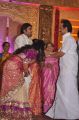 MK Stalin at Actor Mirchi Shiva Wedding Reception Photos