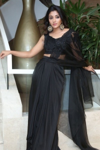 Actress Mirnaa Menon Stills in Black Dress
