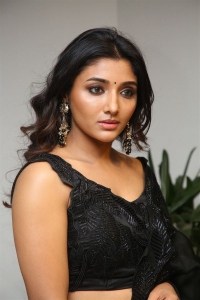 Actress Mirnaa Menon Stills in Black Dress