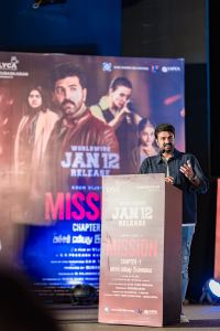 Director Vijay @ Mission Chapter 1 Trailer Launch Stills