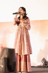 Singer Uthara Unnikrishnan @ Mission Chapter 1 Trailer Launch Stills