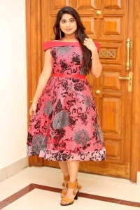 Actress Mithuna Waliya New Pics in Red Dress