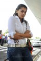 Cute Tapsee in White Shirt & Blue Jeans