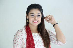 Actress Mokksha Images @ Alanati Ramachandrudu Movie Interview