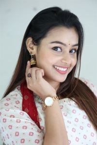 Alanati Ramachandrudu Heroine Mokksha Interview Images