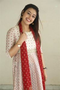 Alanati Ramachandrudu Heroine Mokksha Interview Images