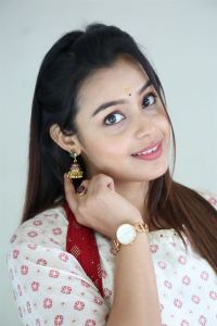 Actress Mokksha Images @ Alanati Ramachandrudu Interview