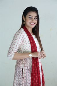 Actress Mokksha Images @ Alanati Ramachandrudu Movie Interview