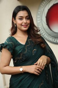 Actress Mokksha Pics @ Alanati Ramachandrudu Success Meet