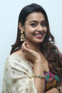 Actress Mokksha Pictures @ Alanati Ramachnadrulu Press Meet