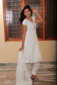 Actress Monal Gajjar New Cute Pics in White Churidar