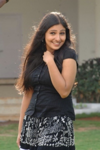 Tamil Actress Monika Hot Pics in Black Top & Long Skirt