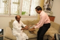 Moser Baer Dhananjayan Visits Rajinikanth Home Stills
