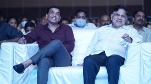 Dil raju, Allu Aravind @ Most Eligible Bachelor Pre Release Event Stills