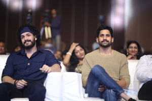 Akhil Akkineni, Naga Chaitanya @ Most Eligible Bachelor Pre Release Event Stills