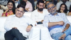 Allu Aravind @ Most Eligible Bachelor Pre Release Event Stills