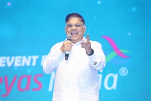 Allu Aravind @ Most Eligible Bachelor Success Meet Stills