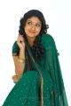 Telugu Actress Mounika in Green Saree Photo Shoot Stills