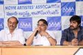 D Suresh Babu, Allu Aravind, Srikanth @ Movie Artist Association (MAA) Press Meet about Drugs