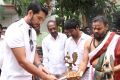 Gautham Karthik @ Mr Chandramouli Movie Pooja Stills