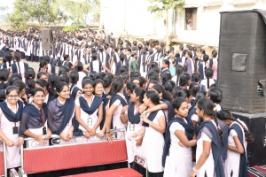 Mr Majnu Movie Team @ ISTS Women's Engineering College Photos