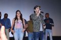 Nidhhi Agerwal, Akhil Akkineni @ Mr Majnu Team Theatre Coverage in Hyderabad