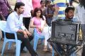 Oviya, Ravi Gowda, Director Raghava @ Mr Mommaga Movie Working Stills